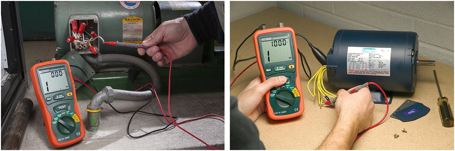 מודד בידוד התנגדות דיגיטלי מגר EXTECH MEGAOHMMETER 380260